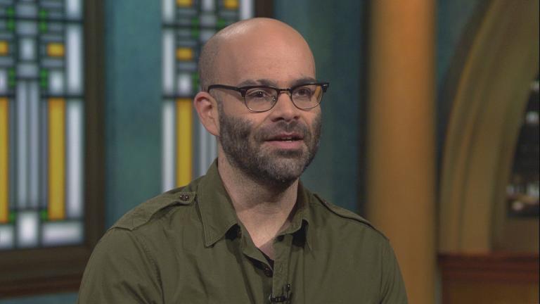 “Super Pumped” author Mike Isaac, a reporter for The New York Times, appears on “Chicago Tonight.” (WTTW News)