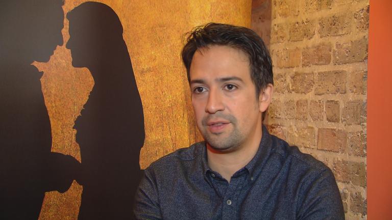 “Hamilton” creator Lin-Manuel Miranda. (Chicago Tonight)