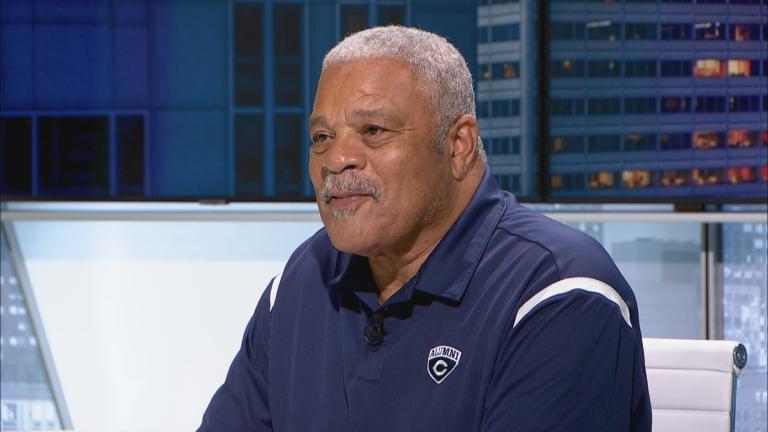 Emery Moorehead, a member of the 1985 Super Bowl championship team, joined “Chicago Tonight” on Sept. 7, 2023. (WTTW News)