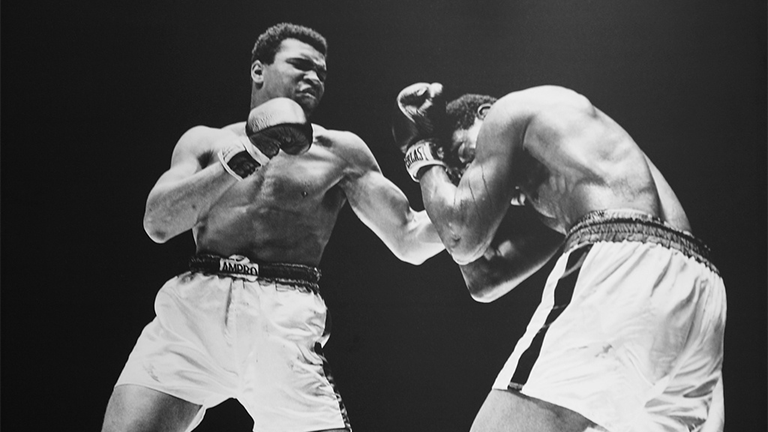 Muhammad Ali versus Ernie Terrell at the Houston Astrodome in 1967. (Cliff / Flickr)