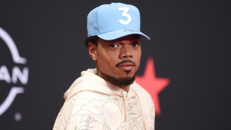 Chance the Rapper arrives at the BET Awards on June 26, 2022, at the Microsoft Theater in Los Angeles. (Photo by Richard Shotwell / Invision / AP, File)