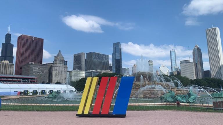 Grant Park in Chicago hosted three NASCAR Cup Series races that were partially funded by grants from the Illinois Department of Commerce and Economic Opportunity. (Ben Szalinski / Capitol News Illinois)