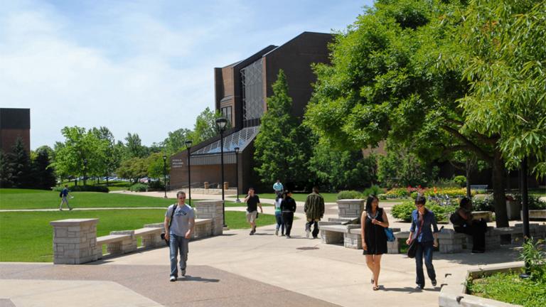 Northeastern Illinois University's campus in Chicago's North Park neighborhood (Courtesy Northeastern Illinois University)