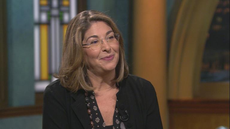 Naomi Klein appears on “Chicago Tonight” on Oct. 2, 2019.