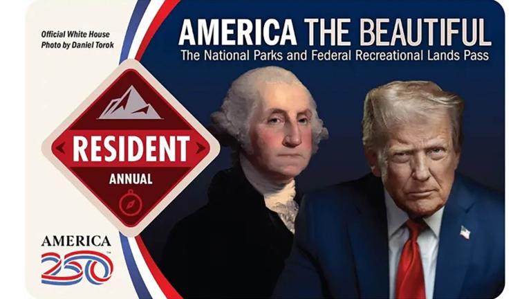 The Interior Department's new "America the Beautiful" annual pass for U.S. national parks. (Department of Interior) 