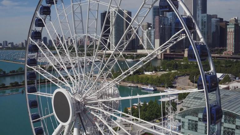 The Ferris wheel at Navy Pier (WTTW News)