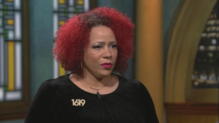  Journalist Nikole Hannah-Jones appears on “Chicago Tonight.” (WTTW News)