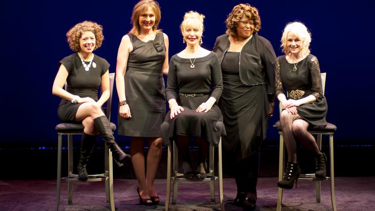 Chicago cast of "Love, Loss, and What I Wore." Image credit: Amy Boyle