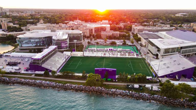 Northwestern Medicine Field at Martin Stadium in Evanston. (Courtesy of Chicago Stars FC/Northwestern University)