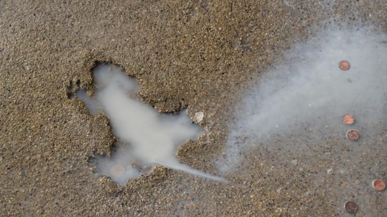 Chicago’s iconic Rat Hole along the 1900 block of West Roscoe Street in the Roscoe Village neighborhood is seen, Jan. 19, 2024, in Chicago. (Tyler Pasciak LaRiviere / Chicago Sun-Times via AP, File)