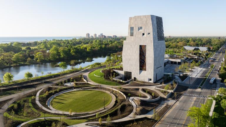 The Women’s Garden at the Obama Presidential Center Museum in Chicago on Thursday, May 14, 2026. (The Obama Foundation)