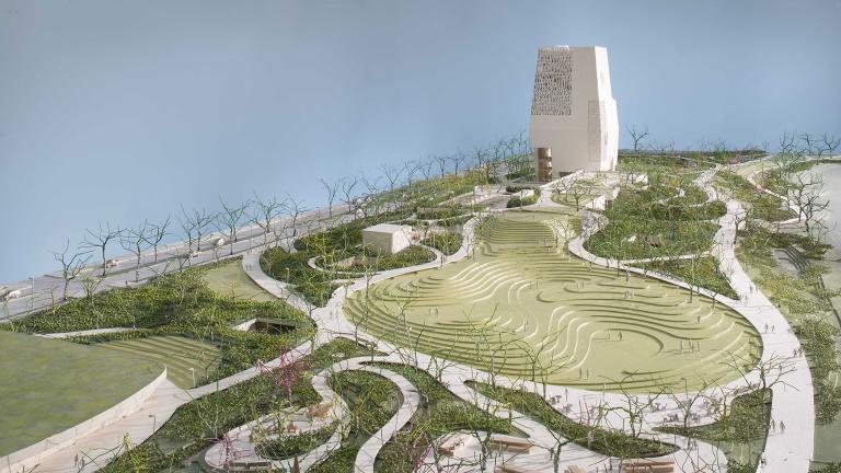 Obama Presidential Center rendering (Courtesy Obama Foundation) Obama Presidential Center rendering (Courtesy Obama Foundation)