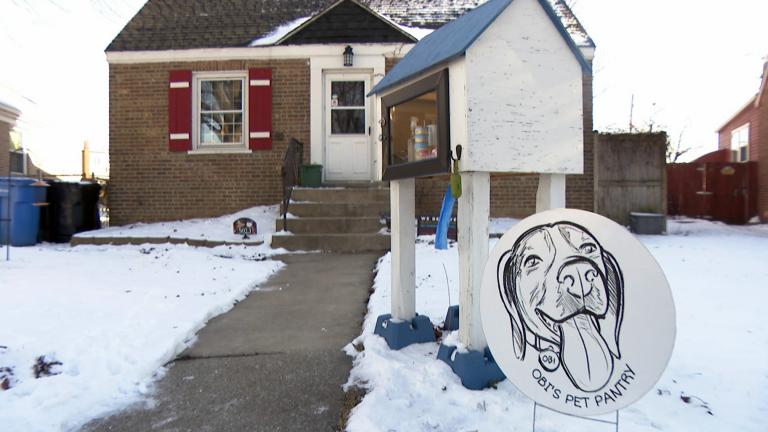 Meet a couple that used their stimulus checks to build a pet pantry to help those struggling to buy pet goods. (WTTW News)
