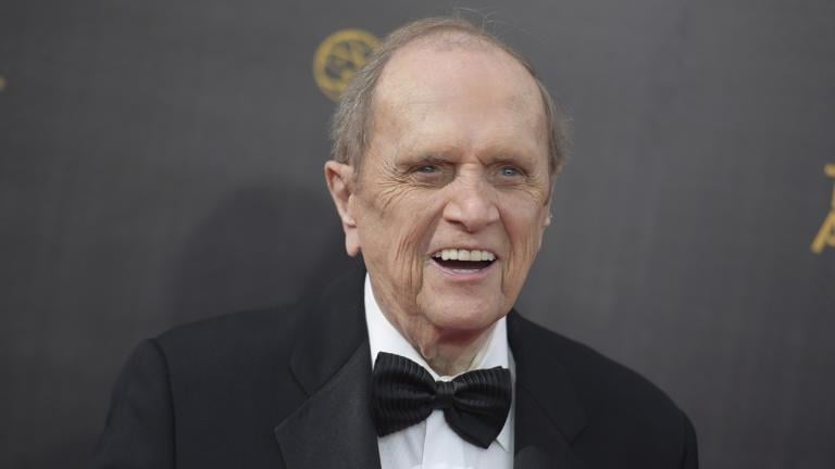 Bob Newhart appears at the Creative Arts Emmy Awards in Los Angeles on Sept. 10, 2016. (Photo by Richard Shotwell / Invision / AP, File)