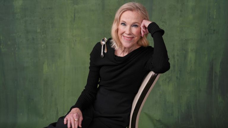 Catherine O'Hara, a cast member in the Apple+ series "The Studio," poses for a portrait on Thursday, March 20, 2025, in Los Angeles. (AP Photo / Chris Pizzello, File)