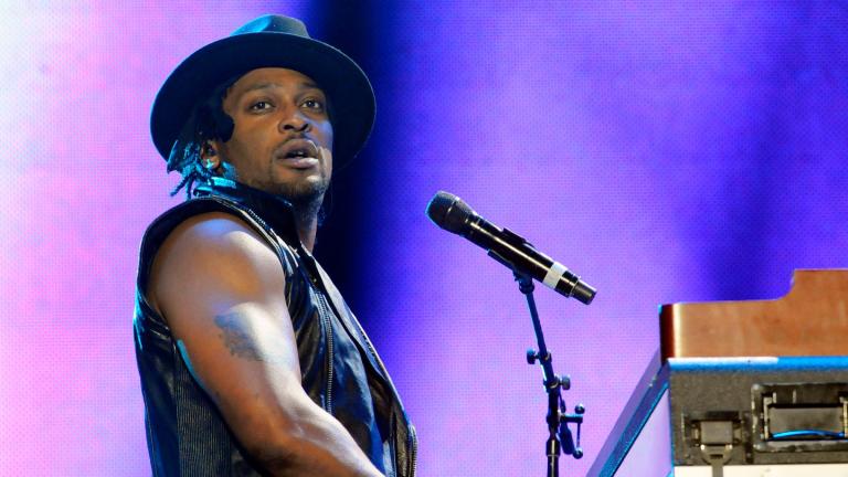 FILE - This July 6, 2012 file photo D'Angelo performs at the Essence Music Festival in New Orleans. (Photo by Cheryl Gerber / Invision / AP, File)