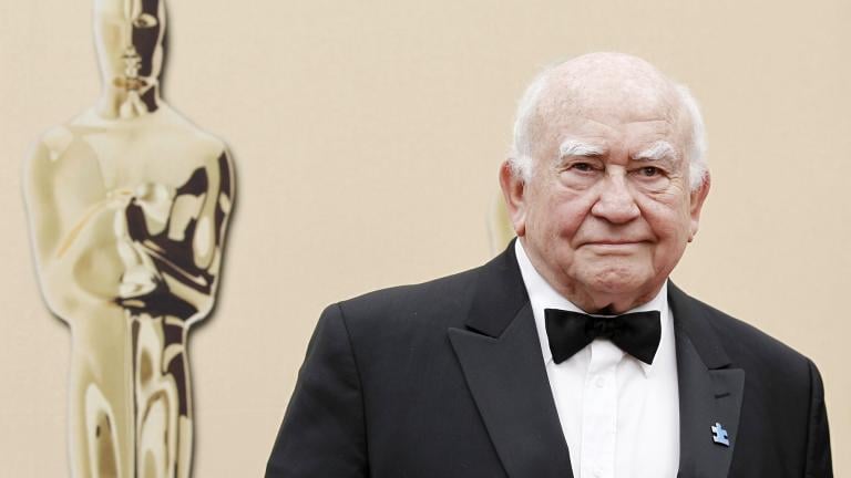 In this March 7, 2010, file photo, actor Ed Asner arrives during the 82nd Academy Awards in the Hollywood section of Los Angeles. (AP Photo / Matt Sayles, File)