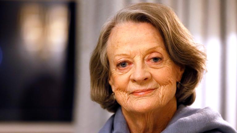 British actress Dame Maggie Smith poses in London on Dec. 16, 2015. Smith, who won an Oscar for “The Prime of Miss Jean Brodie” in 1969 and won new fans in the 21st century as the dowager Countess of Grantham in “Downton Abbey,” has died at 89. (AP Photo / Kirsty Wigglesworth, File)
