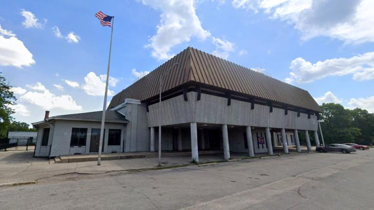 The existing Ogden Park fieldhouse in Englewood at 6500 S. Racine Ave. will be demolished and replaced with a new building. (Google streetview)