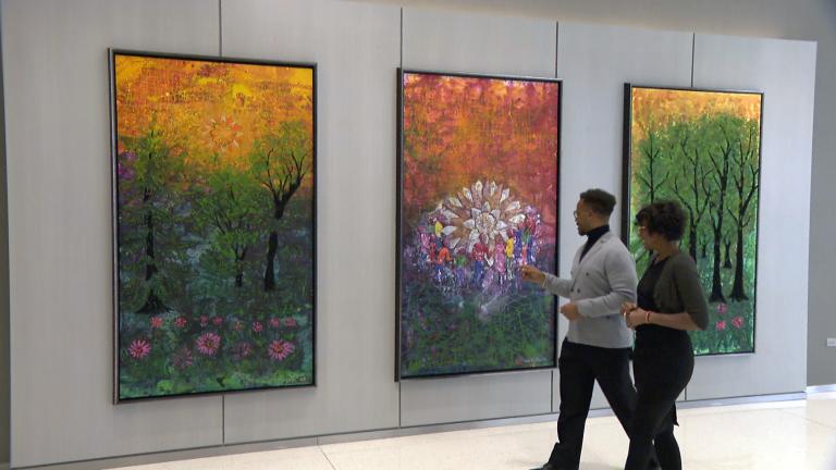 A unique collaboration is bringing Black art to a popular Chicago building. (WTTW News)