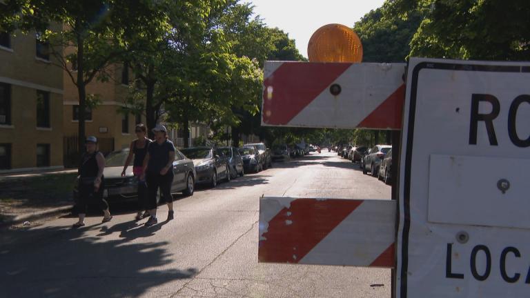 Some streets across the city are closing to vehicles and encouraging pedestrians, cyclists and rollerbladers. (WTTW News)