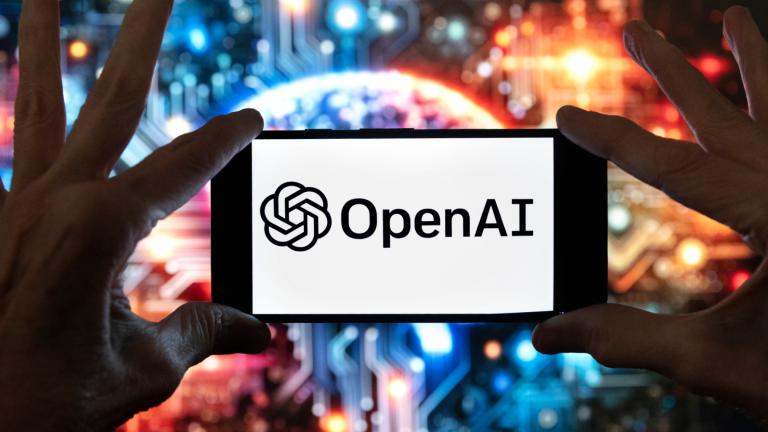 FILE - The OpenAI logo is displayed on a cell phone in front of an image generated by ChatGPT's Dall-E text-to-image model, Dec. 8, 2023, in Boston. (AP Photo/Michael Dwyer, File)