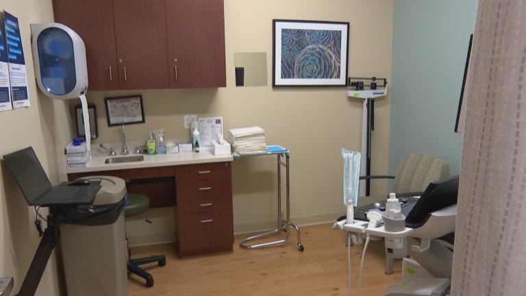 Inside the Waukegan Planned Parenthood. (WTTW News)