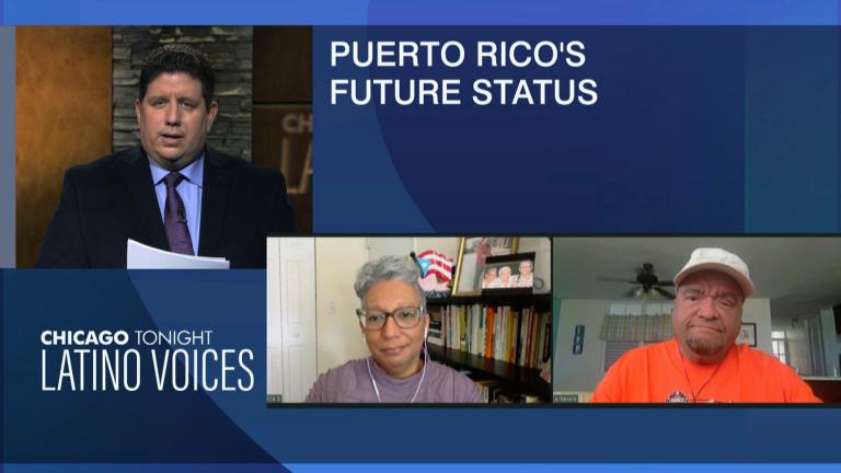 Marilia Gutierrez and Edilberto Cheverez join WBEZ's Michael Puente to discuss Puerto Rico’s future status. (WTTW News)