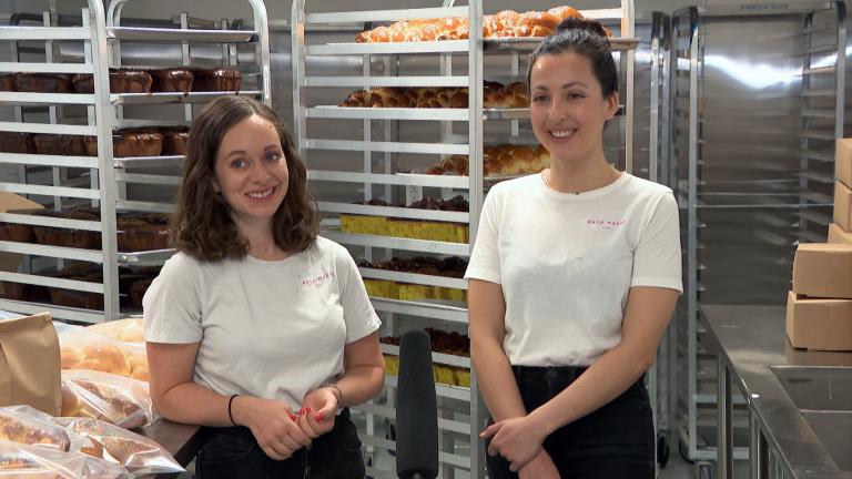 Tamar Fasja Unikel and Elena Vázquez Felgueres met a decade ago in their native Mexico City while studying fashion design. (WTTW News)