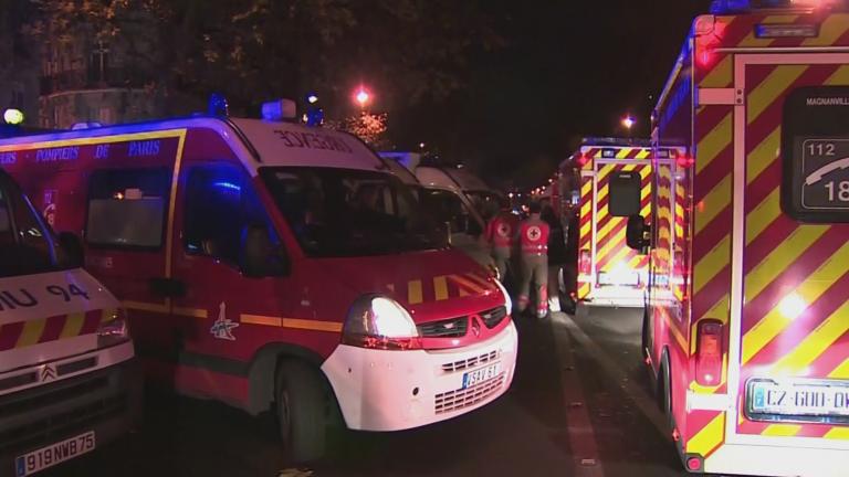 Police and emergency crews respond to terrorist attacks in Paris last Friday.