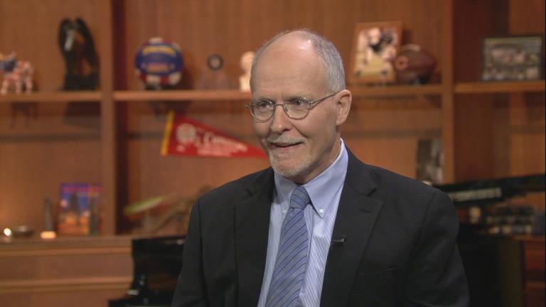 Paul Vallas appears on Chicago Tonight on Feb. 5, 2018. (WTTW)