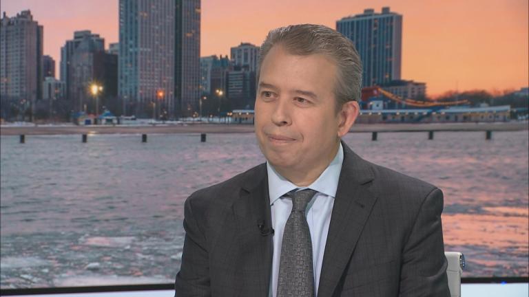 Chicago Public Schools CEO Pedro Martinez appears on "Chicago Tonight" on Jan. 14, 2025. (WTTW News)
