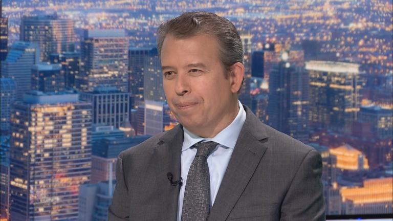 Chicago Public Schools CEO Pedro Martinez appears on “Chicago Tonight” on Aug. 31, 2023. (WTTW News)