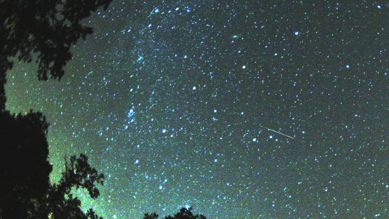 A Perseid in 2007.