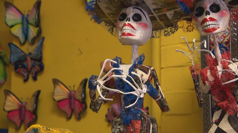 Pilsen, a largely Mexican community just southwest of Chicago’s Loop, is coming together to celebrate Día de los Muertos, an important day throughout Latin America. (WTTW News)