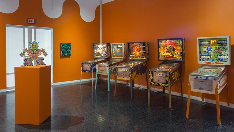 From the exhibition “Kings and Queens: Pinball, Imagists and Chicago.” (James Prinz / Elmhurst Art Museum)