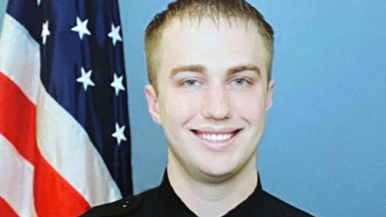 This undated handout photo provided by the Wisconsin Department of Justice shows Kenosha Police Officer Rusten Sheskey. (Wisconsin Department of Justice via AP)