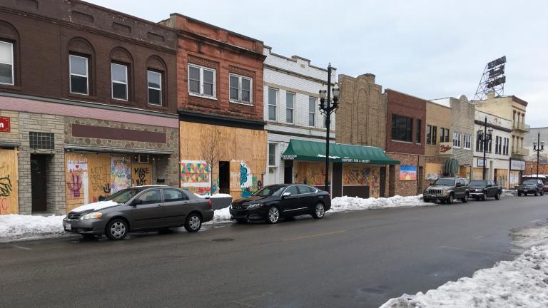 Windows are boarded up in Kenosha, Wis., Thursday, Jan. 7. 2021. The chaotic protests that everyone feared would ensue after a prosecutor decided this week not to charge a Wisconsin police officer who shot Jacob Blake, a Black man, in the back haven't materialized as activists bide their time after right-wing extremists stormed the U.S. Capitol. (AP Photo / Mike Householder)