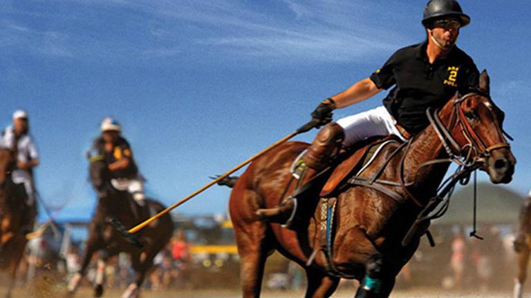 North Avenue Beach will be transformed into a beach polo arena this weekend. (Credit: Qatar Airways Chicago Beach Polo Cup / Facebook)