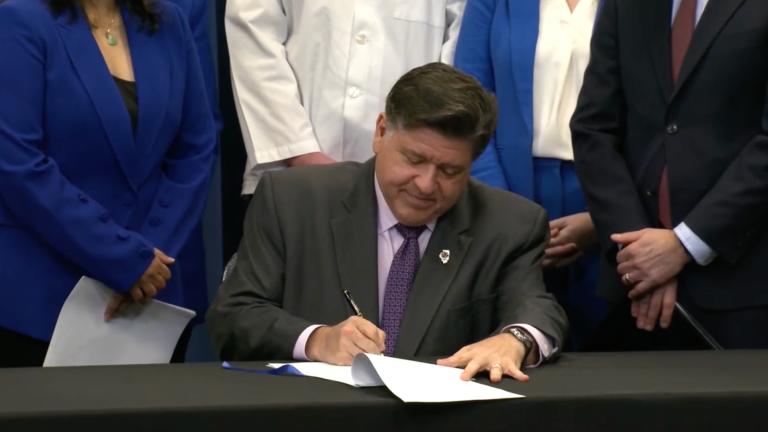 Gov. JB Pritzker signed a bill on Dec. 2, 2025, to ensure vaccine access in Illinois. (State of Illinois / BlueRoomStream)
