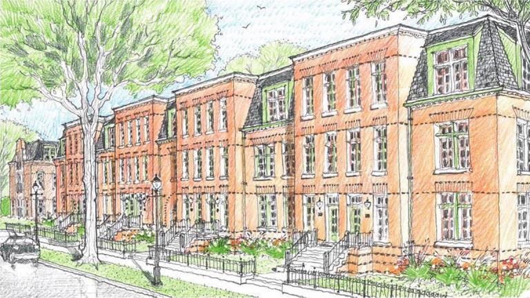 An artist’s rendering of Pullman Artspace Lofts, a mixed-use housing development slated for construction in historic Pullman. (PullmanArts)