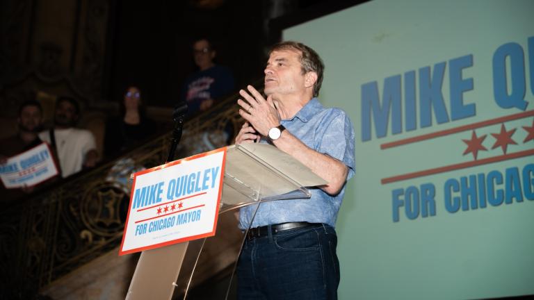 U.S. Rep. Mike Quigley on June 27, 2026, announces his bid for mayor of Chicago. (Provided)
