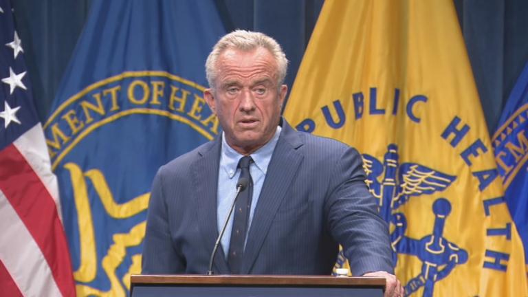 A file photo of Health and Human Services Secretary Robert F. Kennedy Jr. (WTTW News)