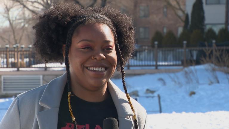 Rachel Allison Hall gives Black Voices the last word. (WTTW News) Rachel Allison Hall gives Black Voices the last word. (WTTW News)