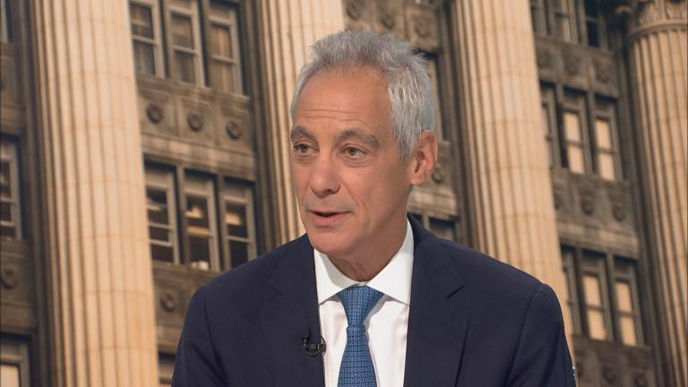 Former Chicago Mayor Rahm Emanuel appears on “Week in Review” on Nov. 24, 2023. (WTTW News)