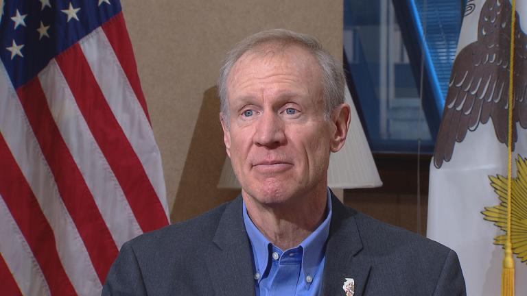 Gov. Bruce Rauner sits down for an interview with Chicago Tonight political correspondent Paris Schutz on Jan. 4, 2017.