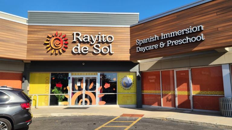 Rayito de Sol Spanish Immersion Early Learning Center, 2550 W. Addison St., is pictured in a file photo on Nov. 5, 2025. (WTTW News)