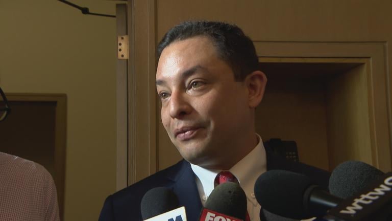 “First and foremost, I’m not trying to be the organizer of a resistance against the mayor,” Ald. Raymond Lopez said Wednesday following the first City Council meeting presided over by new Mayor Lori Lightfoot. (WTTW News)