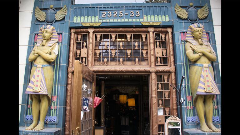 The century-old Reebie Storage Warehouse in Lincoln Park (Credit: Jessica Mlinaric)