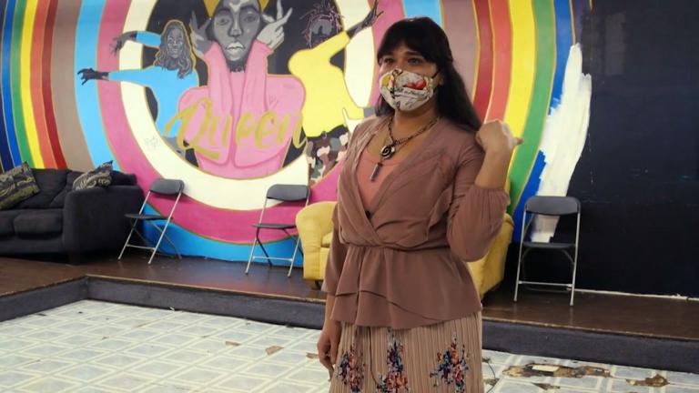 Reyna Ortiz works with Taskforce Prevention and is one of four LGBTQ+-identifying Latinx Chicagoans featured in the documentary. (Courtesy of Soapbox Productions)